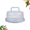 thumbnail image 5 of Portable Handheld Cake Box Food Storage Case Fresh Keeping Container with Lid and Handle for Fridge (Blue), 5 of 5