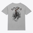 thumbnail image 3 of Men's Mitchell & Ness Silver San Antonio Spurs Breakthrough T-Shirt, 3 of 3
