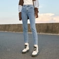 thumbnail image 1 of Semir Jeans pour Femmes, Rangement de Chaleur, Coupe Ajustée, Effet Amincissant et Plus Grand, Nouveau Pantalon Hiver 2023, 1 of 7