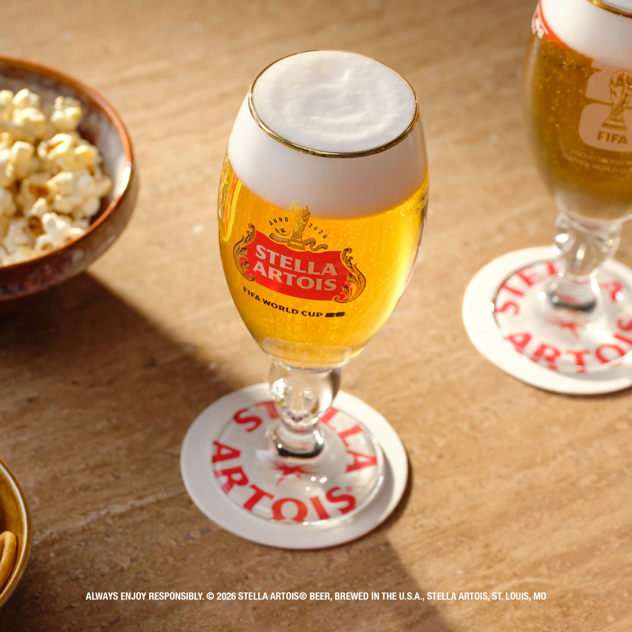 Stella Artois Premium Beer 18 pack 11.2 fl oz Glass Bottles 5% ABV