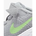 thumbnail image 6 of Nike Revolution 6 Baby/Toddler Shoes Color: Light Smoke Grey/Dark Smoke Grey/Chrome/Green Strike Size: 2C, 6 of 6