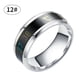 thumbnail image 4 of Anillo de dedo de prueba de temperatura en tiempo Real con pantalla de moda de acero inoxidable para amantes del anillo de temperatura corporal Ropa, zapatos y accesorios Miscelánea Plata 12 # Jumpingount AP000743-35, 4 of 6
