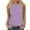 Purple, variant on fatyb Womens Tank Tops Crew Neck Casual Tshirts Sleeveless Tee Shirts Loose Summer Clothes S-5XL