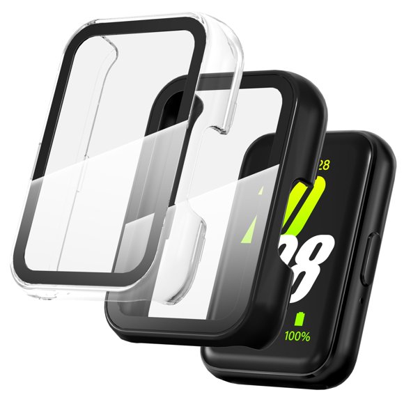 Funda con protector de pantalla Suoman, paquete de 2 unidades, para Samsung Galaxy Fit3