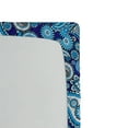 thumbnail image 3 of Ambesonne Paisley Fitted Sheet, Flowers Leaves and Dots, Queen Size, Blue, 3 of 3