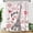Red, variant on Valentine''s Day Shower Curtain Fantasy Red Gold Heart Falling Romantic Love Creative Polyester Fabric Bathroom Decor Set with Hooks(84" Wx70 H)