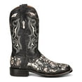 thumbnail image 2 of Corral Men's Exotic Python Skin Inlay Western Boot Square Toe Black 9.5 D(M) US, 2 of 4