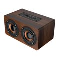 thumbnail image 1 of Madera Altavoz Bluetooth Subwoofer Radio Fm Hifi Música Reloj Alarma Estéreo Subwoofer - Grano Marrón Speravity EL007459-00, 1 of 6