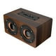 thumbnail image 1 of Altavoz Bluetooth subwoofer NikouMX de Madera con Radio FM y reloj de música Grano Marrón, 1 of 8