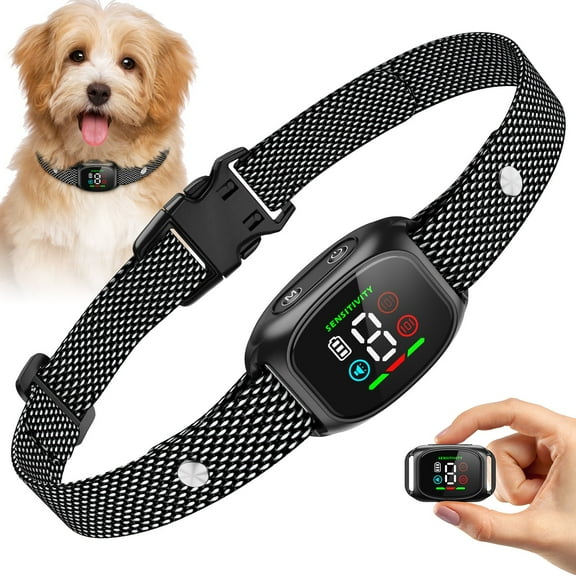 Anti barking device, automatic anti barking, intelligent sensing, anti-interference, vibration collar, small dog collar