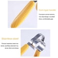 thumbnail image 3 of Pelador De Maíz Manual De Acero Inoxidable Removedor De Mazorcas De Maíz Cortador De Maíz De Mano Herramienta De Pelado De Maíz Eficiente Para Cocina Minnieouse HA019021-00, 3 of 7