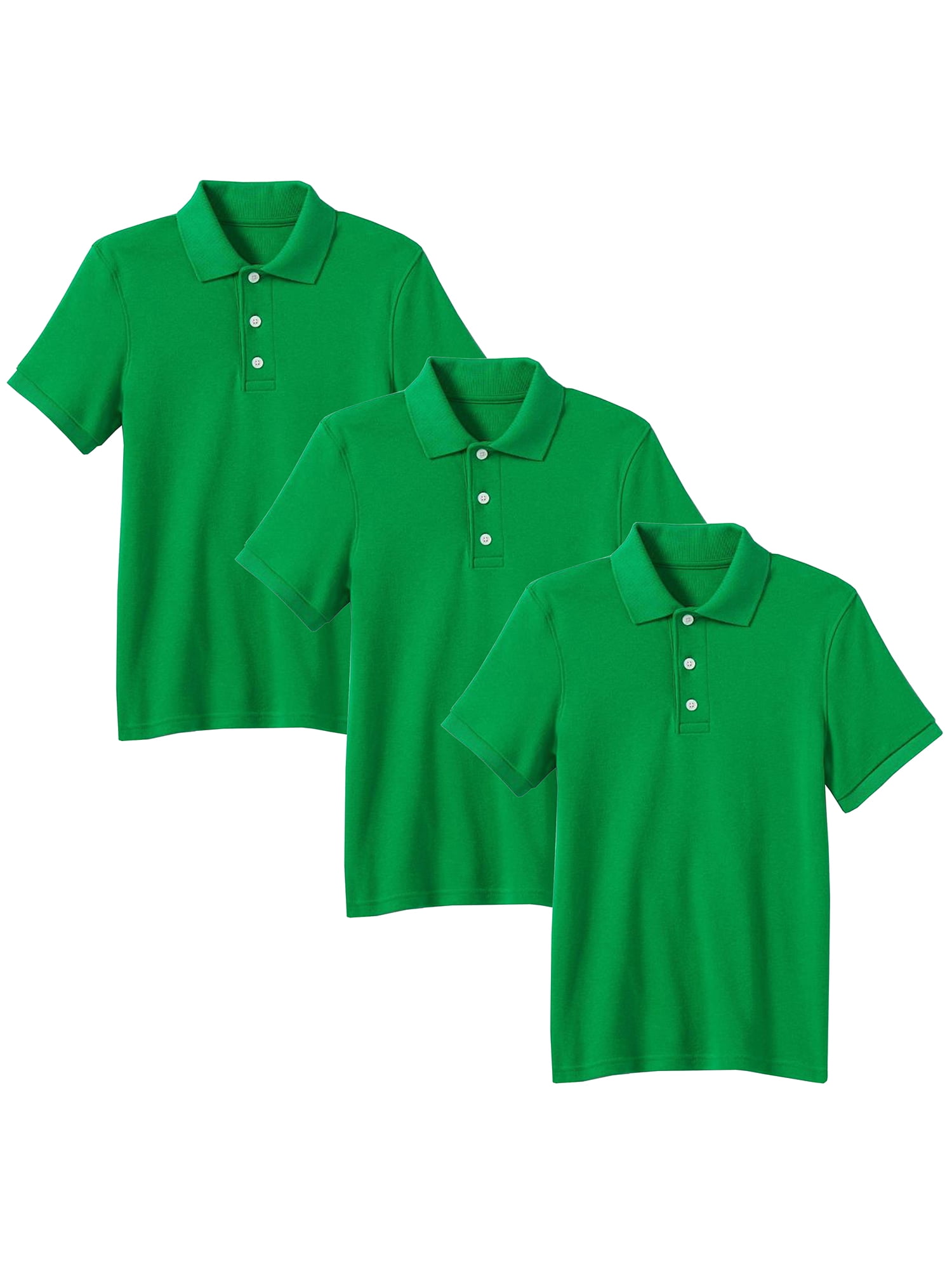 3Pack Boys School Uniform Polo (Little Boys & Big Boys)