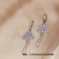thumbnail image 5 of Fairy Mushroom Hoop Earring Stainless Steel Star Moon Sun Planet Mars Pendants Drop Earrings Vintage Jewelry Accessories, 5 of 5