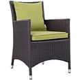thumbnail image 2 of Side Dining Chair, Green, Rattan, Wicker, Outdoor Patio Balcony Cafe Bistro Garden Hospitality Restaurant, Modern Contemporary HB32889, 2 of 5