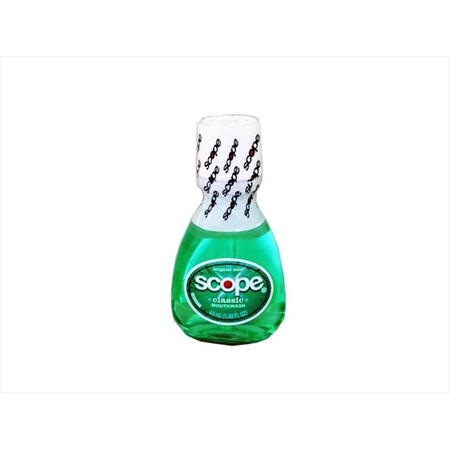Scope PG0511236 Travel Size Scope Mouthwash 1.49 Oz Bottle, Case Of