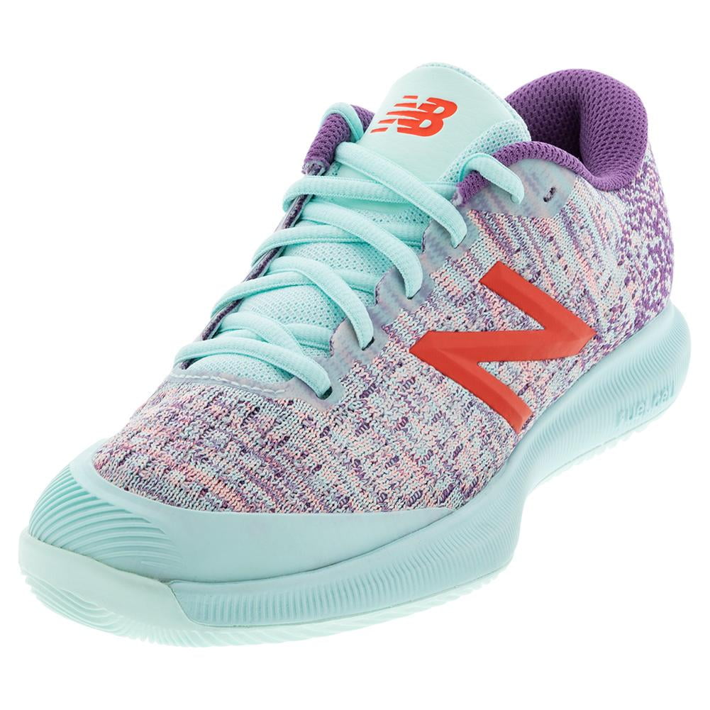 Tennis Shoes White Mint and Sour Grape 