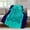 Navy Blue Teal, variant on Black Blue Dolphin Fleece Throw Blanket for Couch, Summer Beach Coastal Modern Art Microfiber Flannel Blanket for All Season, Lightweight Soft Throw Blankets for Baby, Kids, Pets, 30"x40"