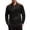 Black, variant on Long Sleeve Shirts for Men Textured Quarter Button Pullover with Elbow Patches Mock Neck Casual Tops(Dark Gray,Small)