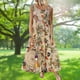 thumbnail image 1 of Vestido Sin Mangas Vestidos de playa de verano Vestidos sueltos con estampado floral de moda para el trabajo (naranja M) Cgtredaw Para estrenar, 1 of 1