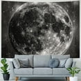 thumbnail image 4 of Autua Moon Stars Space Tapestry Wall Hanging Unique Style for Home Wall Decor Art Living Room Bedroom Apartment Farmhouse Dorm 60x50inch, 4 of 6