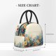 thumbnail image 2 of Fotbe Floral Mountain Landscape Bolsa de Almuerzo con Estampado, Lonchera Aislada, Contenedor de Comida Reutilizable Tipo Cooler a Prueba de Fugas, 2 of 6