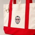 thumbnail image 6 of Halloween Mask Design Canvas Tote Bag, Reusable Shoulder Handbag for Parties, Shopping, Travel and Daily Use, 6 of 8
