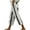 B, variant on Women's Striped Printed Capris Relaxed Harem Pants with Pocket & Drawstring Detail | Functional Casual Wear​ M-3XL