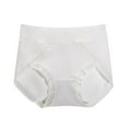 thumbnail image 4 of vigerkar Seamless Underwear for Women Tummy Control Underwear High Waist Hipster Breathable Panties Full Coverage Briefs White, XXL, 4 of 4