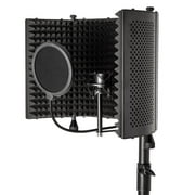 Ktaxon Microphone Sound-Absorbing Hood with Holder, Pop Filter, Shock Moun