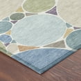 thumbnail image 3 of Addison Rugs Chantille Indoor/Outdoor Transitional Geometric Blue Machine Washable Rectangle Rug, 3' x 5', 3 of 8