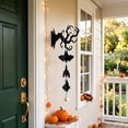 thumbnail image 5 of Aonerit 8 Inch Hanging Upside-Down Bats Ornament, Bells Spooky Halloween Hanging Decor, Indoor Outdoor Party Decoration, Tree Porch Accent, Holiday Home Ornament, 5 of 6