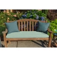 thumbnail image 2 of Casual Cushion Solid Sunbrella® Fabric 1-Piece Outdoor Throw Pillow, 18"W x 18"L, Cast Lagoon, 2 of 4