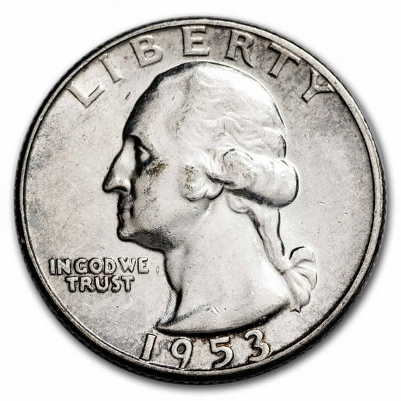 1953 Washington Quarter AU