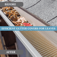 Qtmnekly Gutter Guard Mesh Filter Gutter Cover DIY Gutter Screen