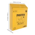 thumbnail image 2 of TABLZONE Mail Boxes For House Outside Iron Weatherproof Design For Business Owners 1Pcs, 2 of 6
