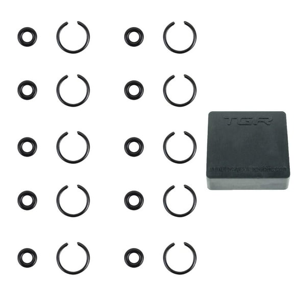 TOOLGUY REPUBLIC 3/8" Impact Retaining Ring Clip with O-Ring fits Milwaukee Type Wrenches - 10 Sets