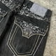 thumbnail image 2 of Pantalones cortos holgados con estampado de ala para hombre, Shorts informales con bolsillo, estilo Retro, Hip-hop, Punk, Joker, Y2K, 2 of 5