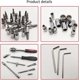 thumbnail image 4 of Conjunto de zócalo de trinquete, llave de trinquete, enchufes y estuches, herramientas mecánicas profesionales para automóviles, usado compatible con bicicleta, motor de motocicleta Afortunado Sencillez, 4 of 5