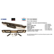 REAR STEP BUMPER ASSEMBLY; FOR FLARESIDE MODELS; CHROME FINISH;