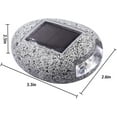 LOVEVER Solar Rock Lights Garden Stone Rock Lights LED Solar Waterproof