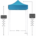 thumbnail image 3 of American Phoenix 5x5 ft Teal Pop up Canopy Tents Portable Commercial Fair Shelter, 3 of 5
