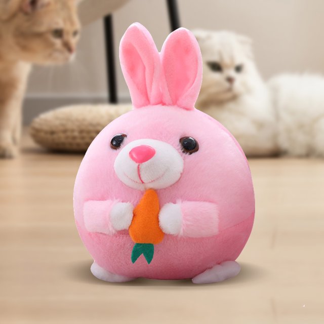 Pelota masticable de entrenamiento IQ para mascotas, juguete de peluche para mascotas en movimiento activo, para jugar en interiores