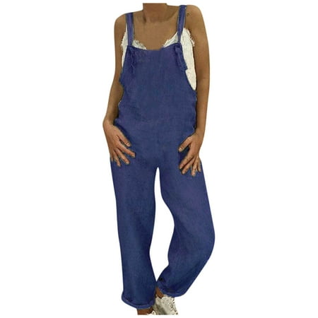 

Jumpsuits Bodysuit For Women Overalls Size Dungarees Plus Romper Casual Playsuit Women Loose Jumpsuit Baggy Jumpsuits For Women Body Suits Women Clothing Underwear Pajamas Lingerie For Women