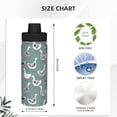 thumbnail image 3 of Balery cartoon geese Pattern 18oz Sports Insulated Kettle Stainless Steel Sports Insulated Kettle Leak-proof Water Bottle For Running Hiking Cycling Climbing Water Bottle, 3 of 7