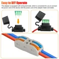 thumbnail image 4 of For Power Wheel Adapter For Milwaukee 18V Battery DIY Connector Dock w/Fuse Wire, 4 of 14