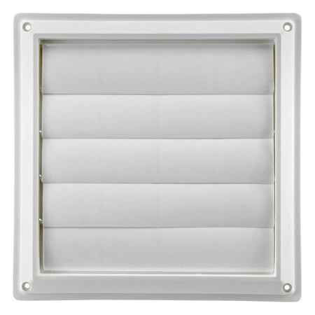 

LzerLyh Industries Inc.-8 White Plastic Louver Vent (Price Per Piece). Item #363W outside dimensions are 10.875 x 10.875 .