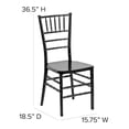 thumbnail image 2 of Hercules Premium Chiavari Chair, Black Back, 15-3/4 in W 18-1/2" L 36-1/2" H, 2 of 8