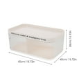 thumbnail image 2 of OUNONA Fresh Containers Produce Keeper Rectangular White 1Pcs For Household Item Storage, 2 of 8