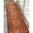 thumbnail image 6 of Unique Loom Sahand Collection Area Rug (2' x 6' 1" Runner Red/Light Blue), 6 of 6