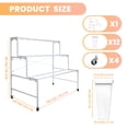 thumbnail image 3 of Flower Display Stand with Buckets, Metal Flower Pot Stand, Florist Bouquet Shelf for Wedding, Party, Events, 3 of 8